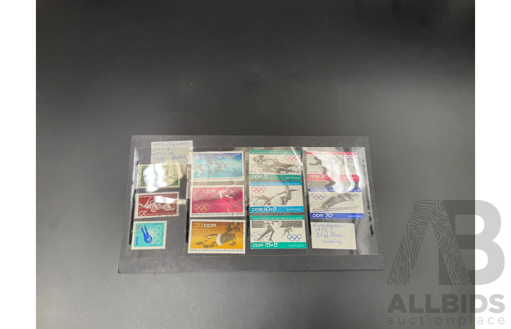 Large Collection of Vintage and Mixed International Postage Stamps