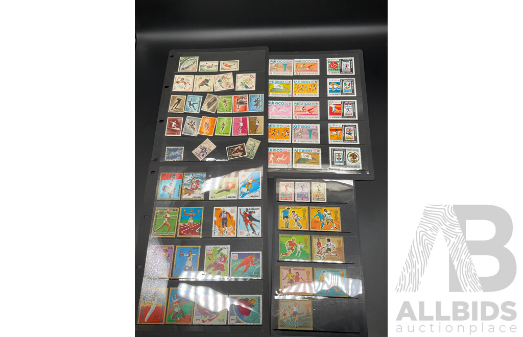 Large Collection of Vintage and Mixed International Postage Stamps