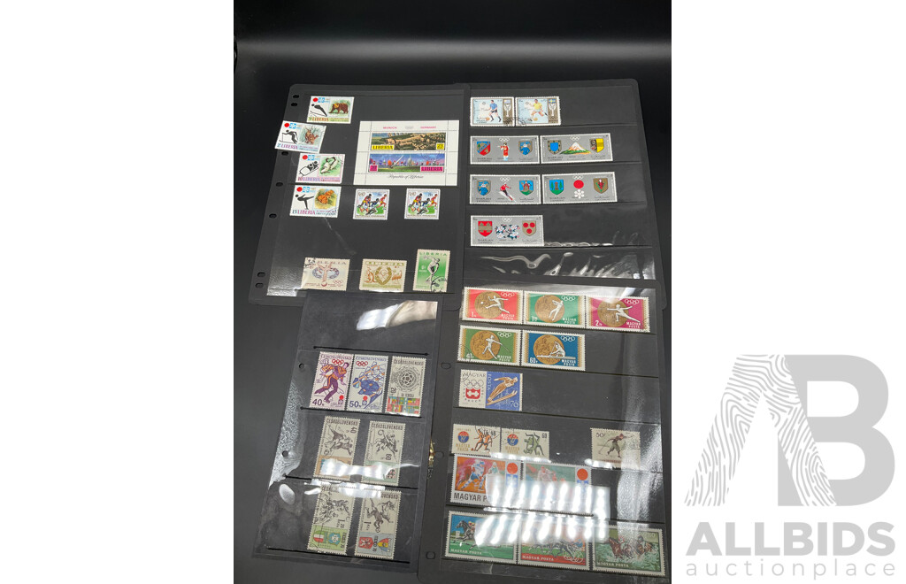 Large Collection of Vintage and Mixed International Postage Stamps