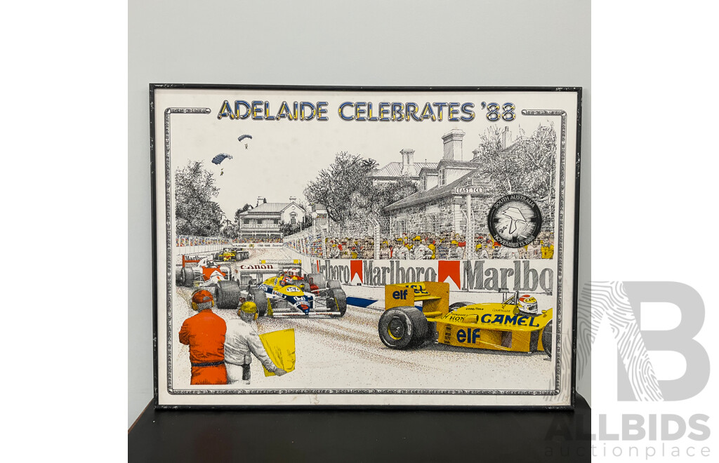 Adelaide Celebrates '88 Framed 