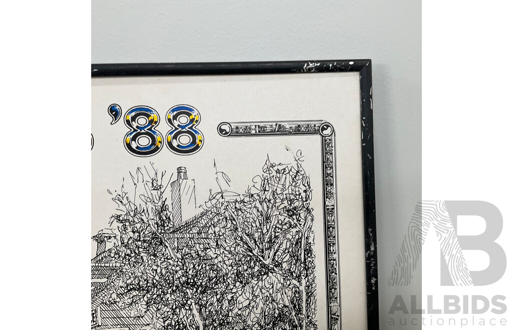 Adelaide Celebrates '88 Framed 