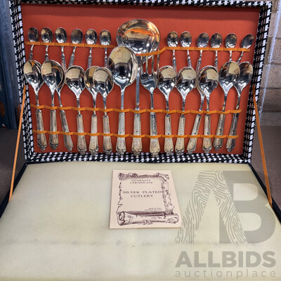 Silver Plated Vintage Italian Cutlery Set
