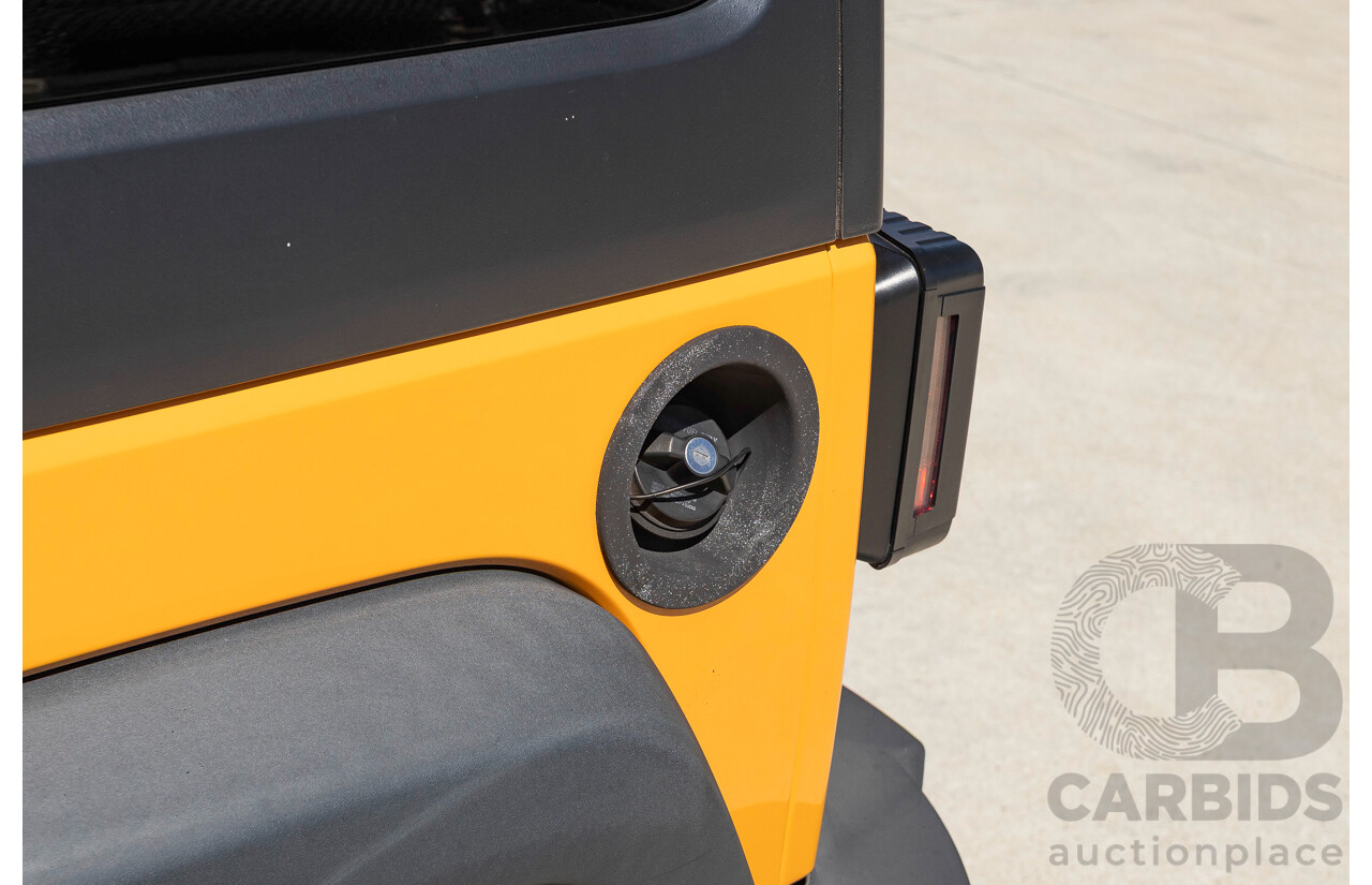 08/2012 Jeep Wrangler Unlimited Sport (4x4) MY11 4D Hardtop Orange Turbo 2.8L