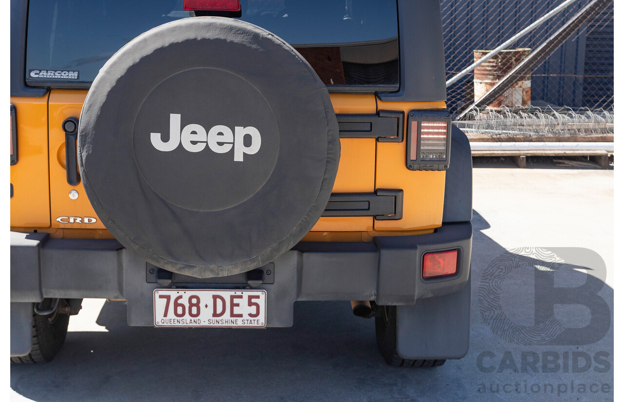 08/2012 Jeep Wrangler Unlimited Sport (4x4) MY11 4D Hardtop Orange Turbo 2.8L