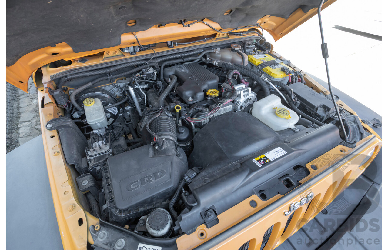 08/2012 Jeep Wrangler Unlimited Sport (4x4) MY11 4D Hardtop Orange Turbo 2.8L