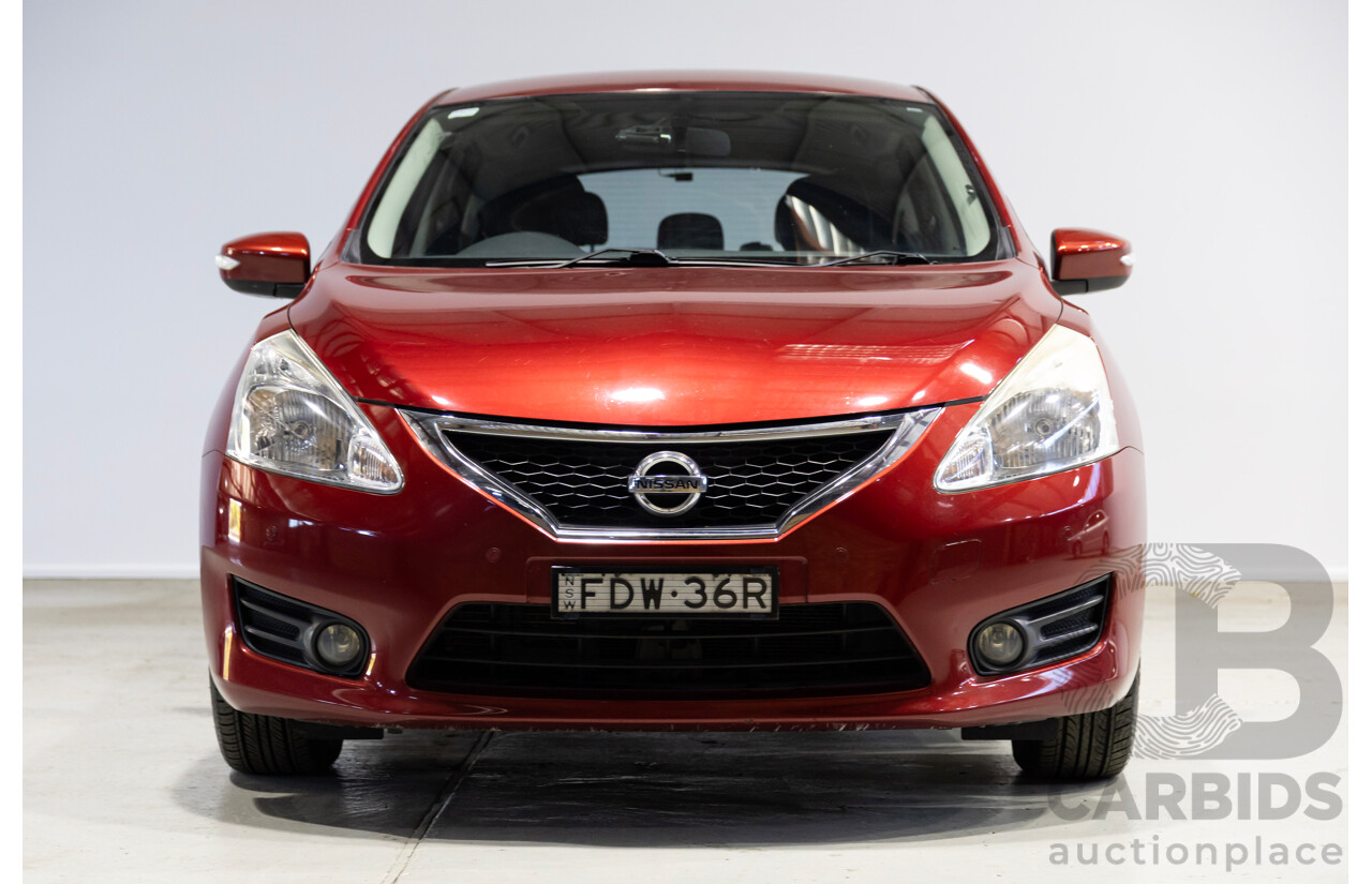02/2014 Nissan Pulsar ST-L C12 5d Hatchback Red 1.8L