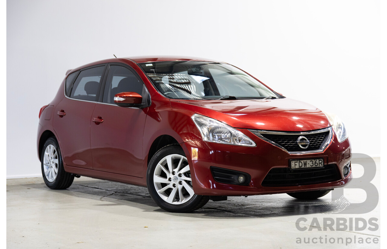 02/2014 Nissan Pulsar ST-L C12 5d Hatchback Red 1.8L