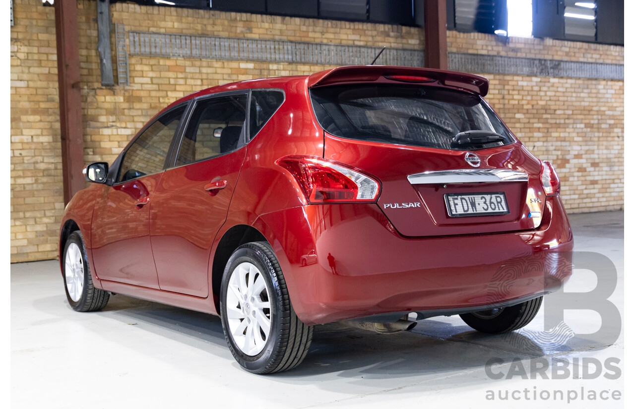 02/2014 Nissan Pulsar ST-L C12 5d Hatchback Red 1.8L
