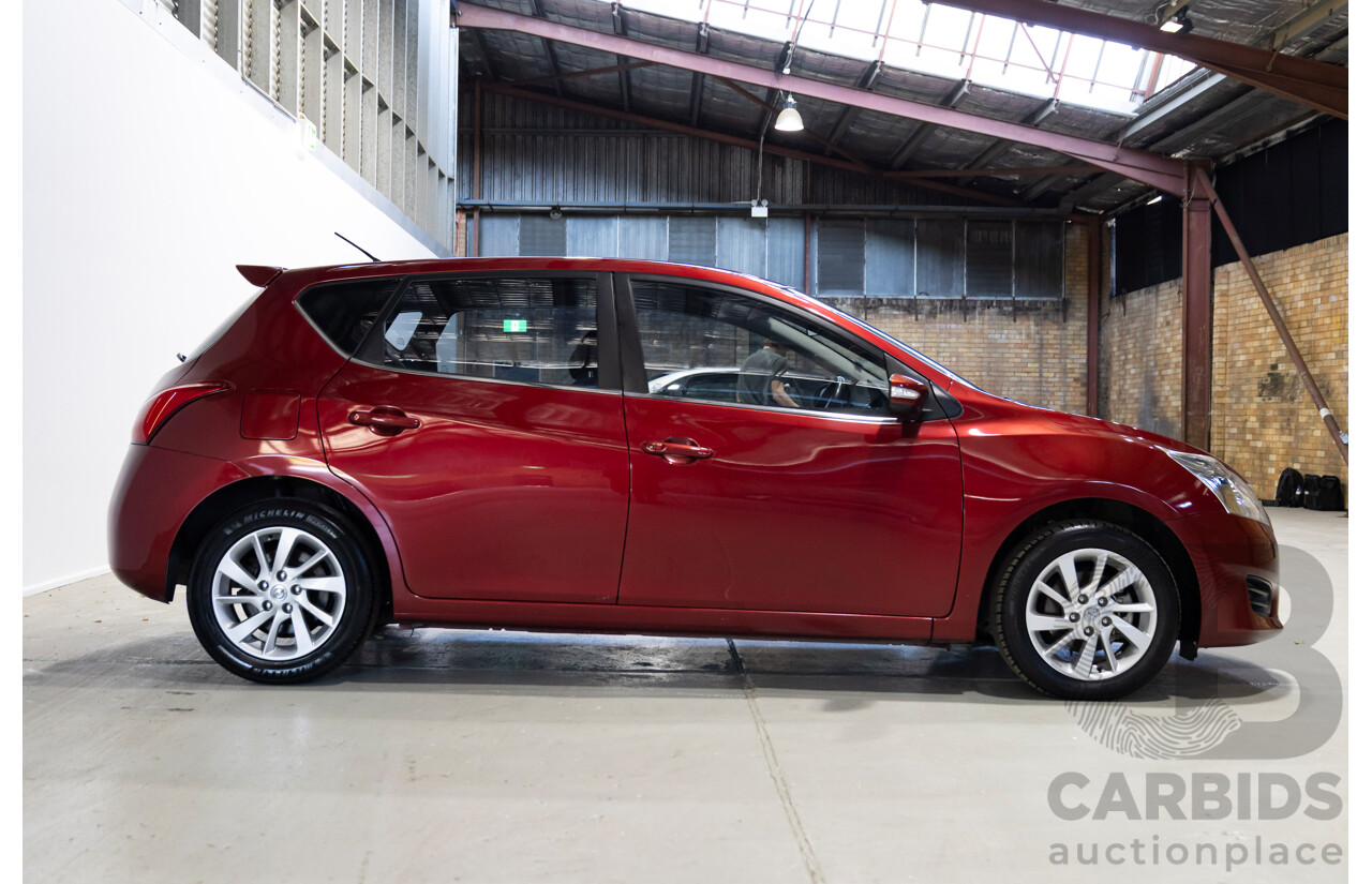 02/2014 Nissan Pulsar ST-L C12 5d Hatchback Red 1.8L