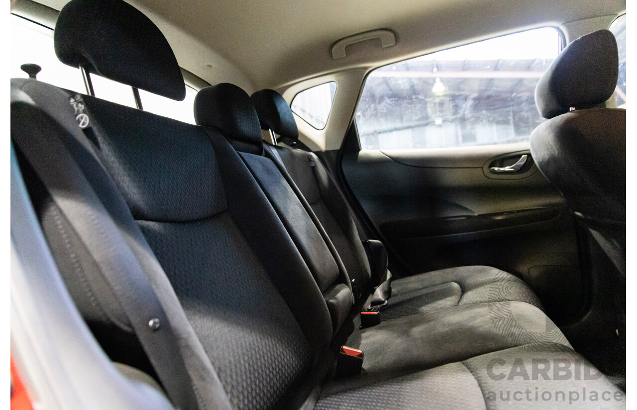 02/2014 Nissan Pulsar ST-L C12 5d Hatchback Red 1.8L