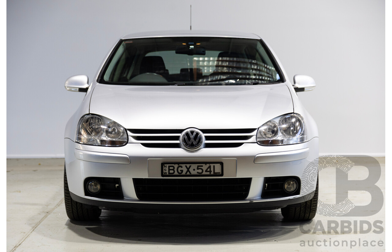08/2008 Volkswagen Golf 2.0 FSI Comfortline 1K MY08 Upgrade 5d Hatchback Silver 2.0L