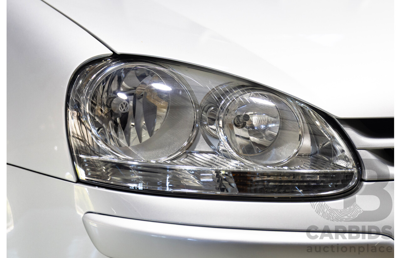 08/2008 Volkswagen Golf 2.0 FSI Comfortline 1K MY08 Upgrade 5d Hatchback Silver 2.0L