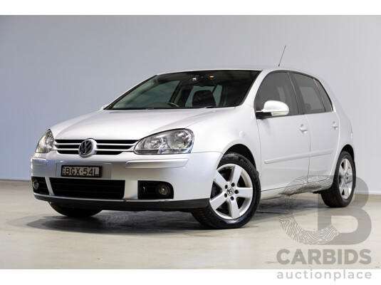 08/2008 Volkswagen Golf 2.0 FSI Comfortline 1K MY08 Upgrade 5d Hatchback Silver 2.0L