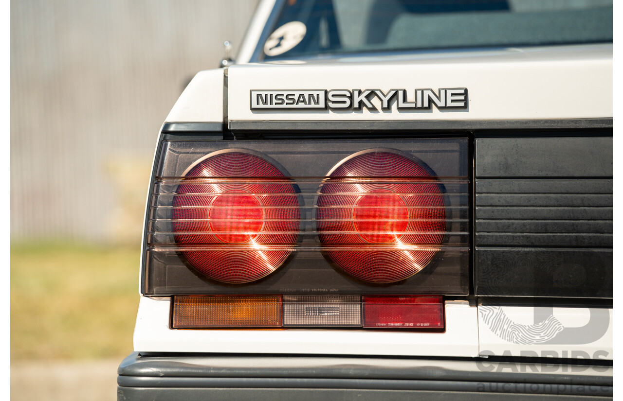 5/1990 Nissan Skyline GXE R31 4d Sedan White 3.0L