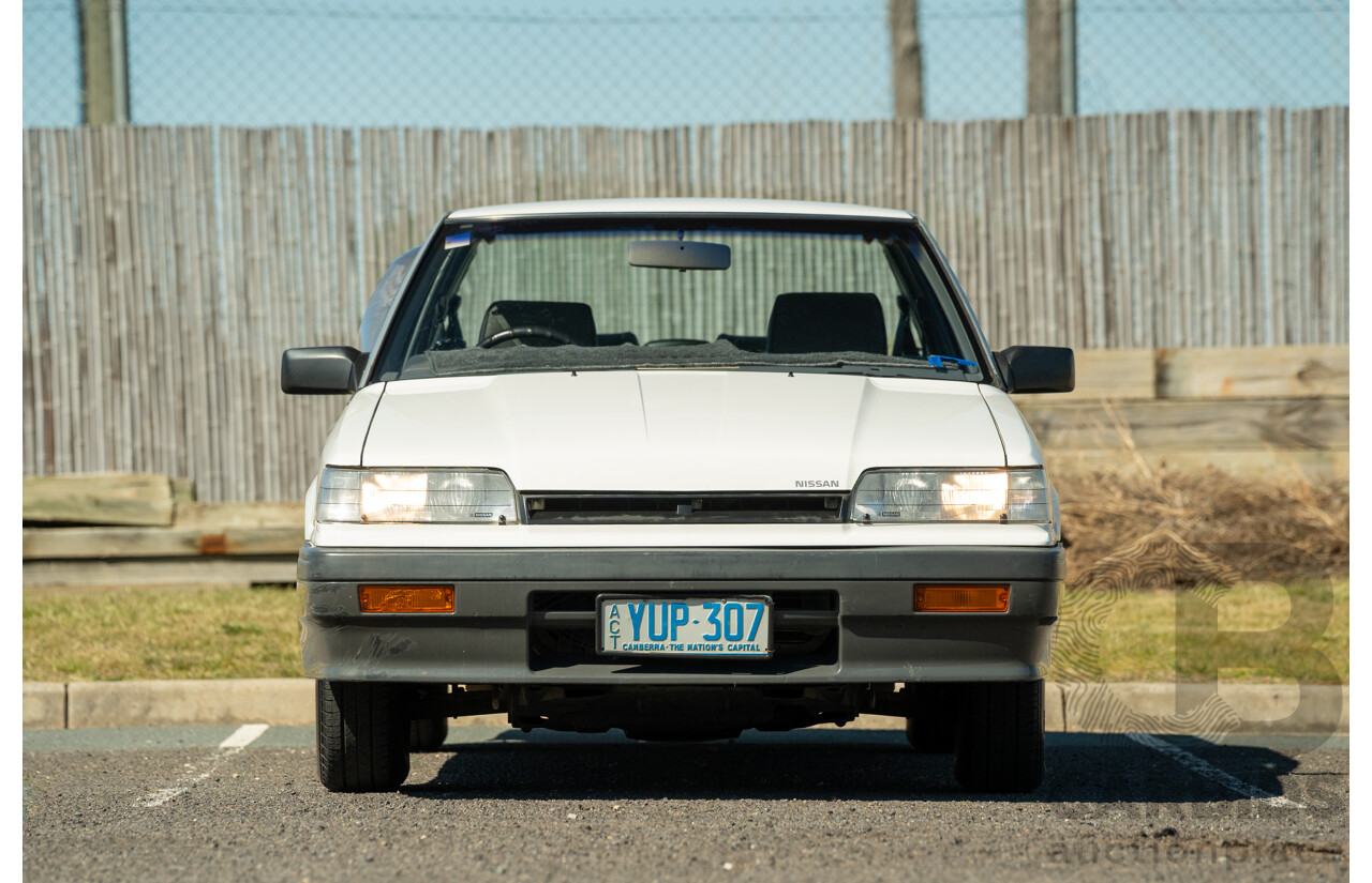 5/1990 Nissan Skyline GXE R31 4d Sedan White 3.0L