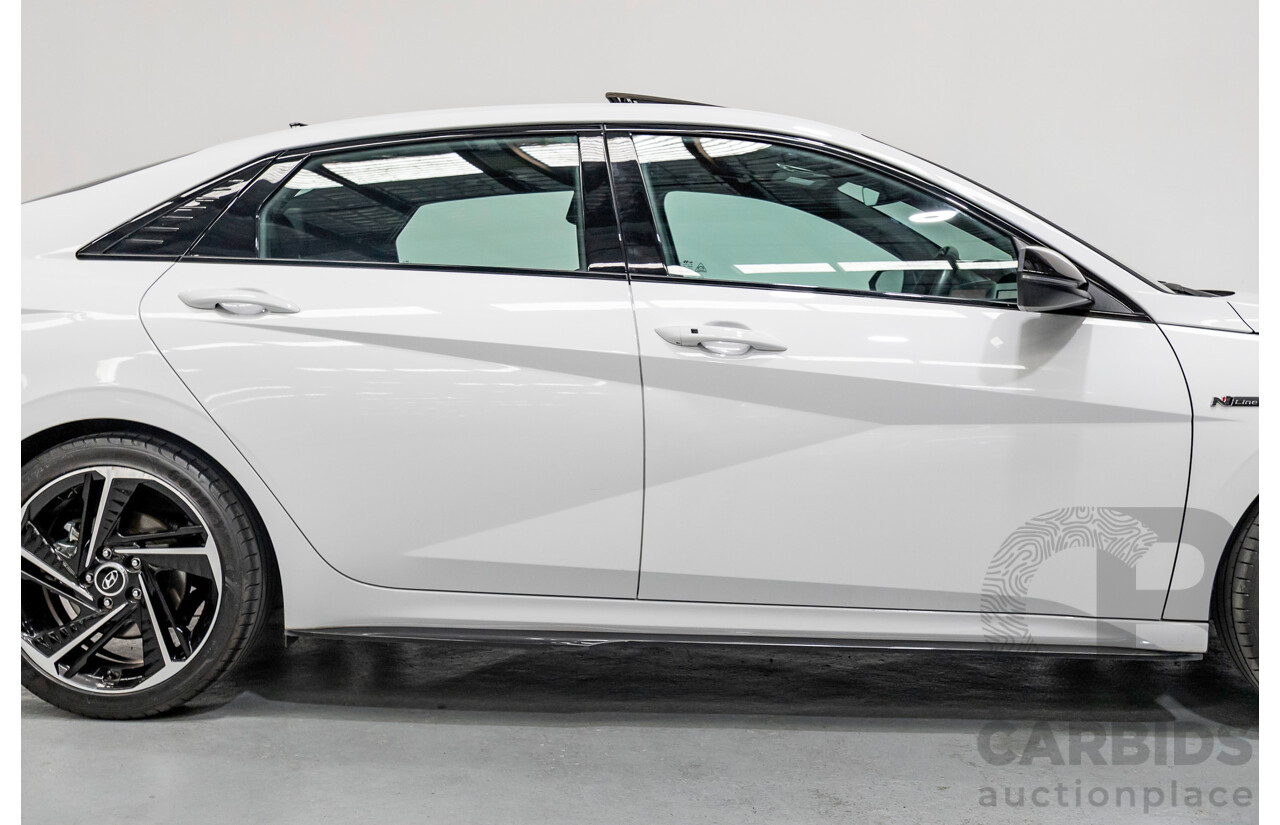 9/2022 Hyundai I30 N Line Premium CN7.V1 MY21 4d Sedan Polar White Turbo 1.6L