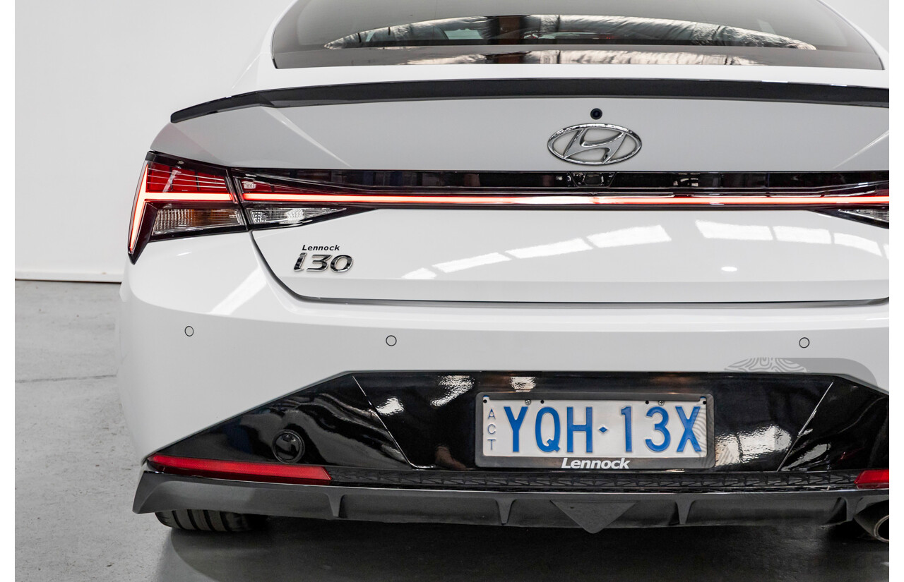 9/2022 Hyundai I30 N Line Premium CN7.V1 MY21 4d Sedan Polar White Turbo 1.6L