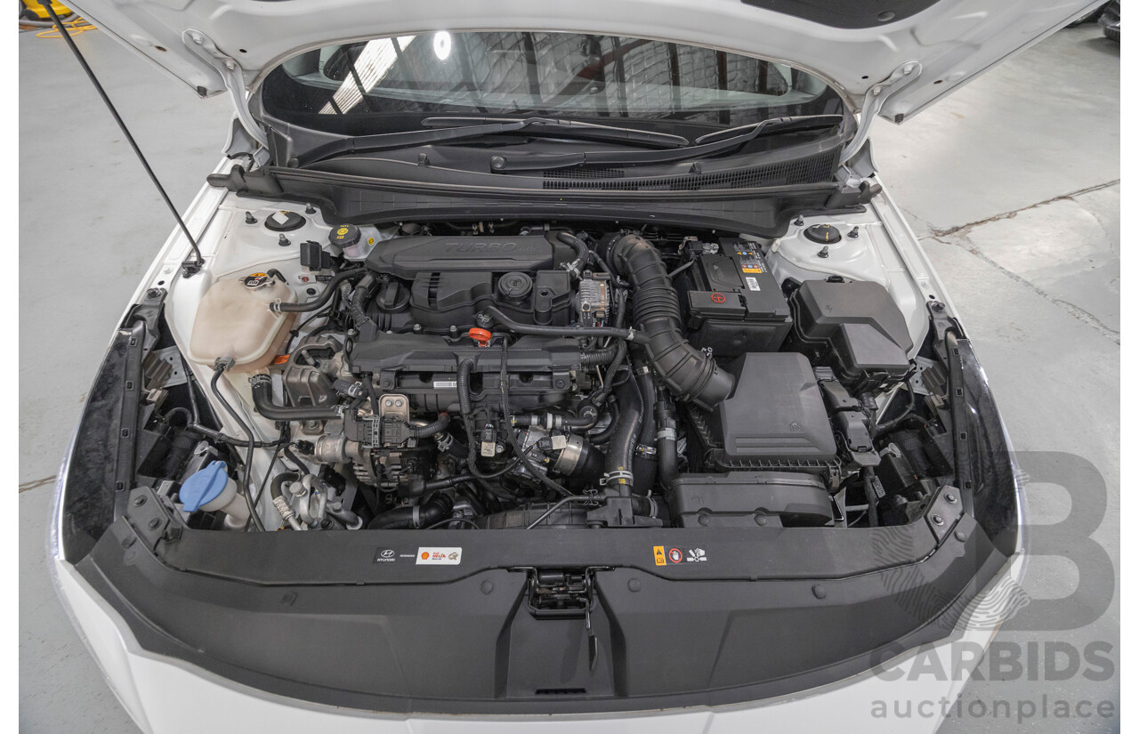 9/2022 Hyundai I30 N Line Premium CN7.V1 MY21 4d Sedan Polar White Turbo 1.6L