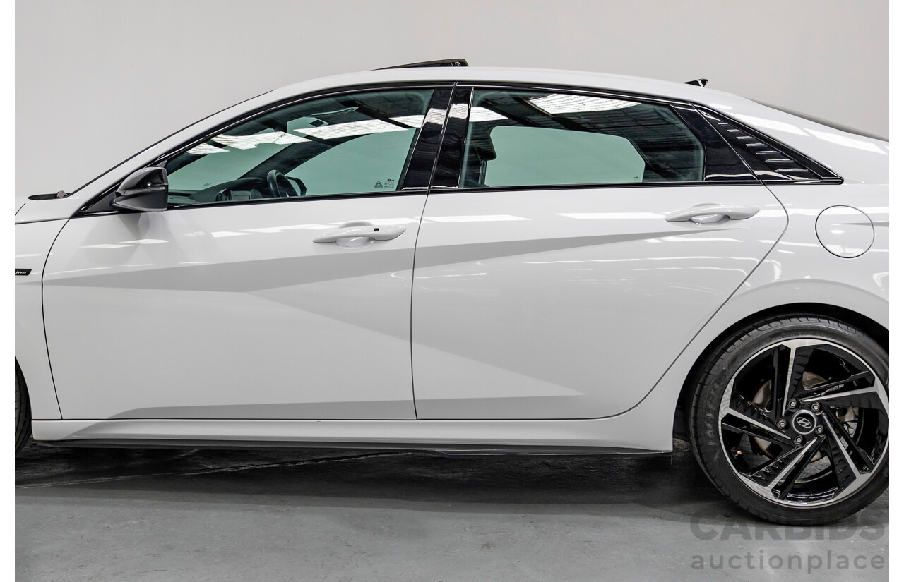 9/2022 Hyundai I30 N Line Premium CN7.V1 MY21 4d Sedan Polar White Turbo 1.6L