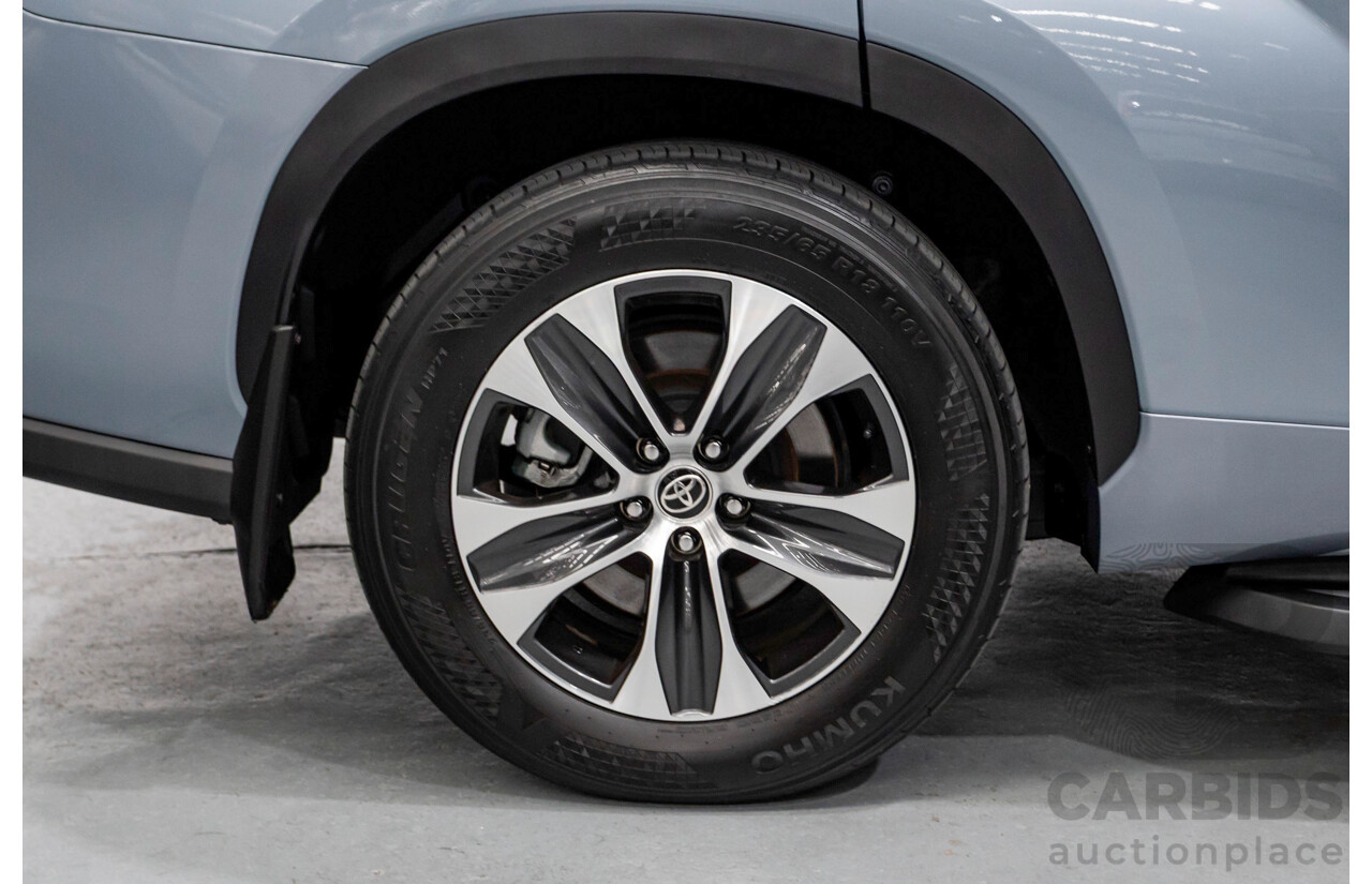 10/2021 Toyota Kluger GXL Hybrid (AWD) AXUH78R 5D Wagon Galena Blue 2.5L - 7 Seats