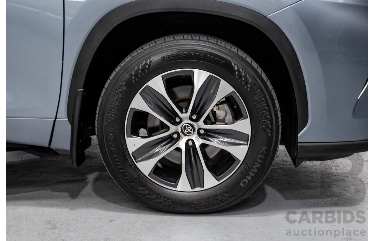 10/2021 Toyota Kluger GXL Hybrid (AWD) AXUH78R 5D Wagon Galena Blue 2.5L - 7 Seats