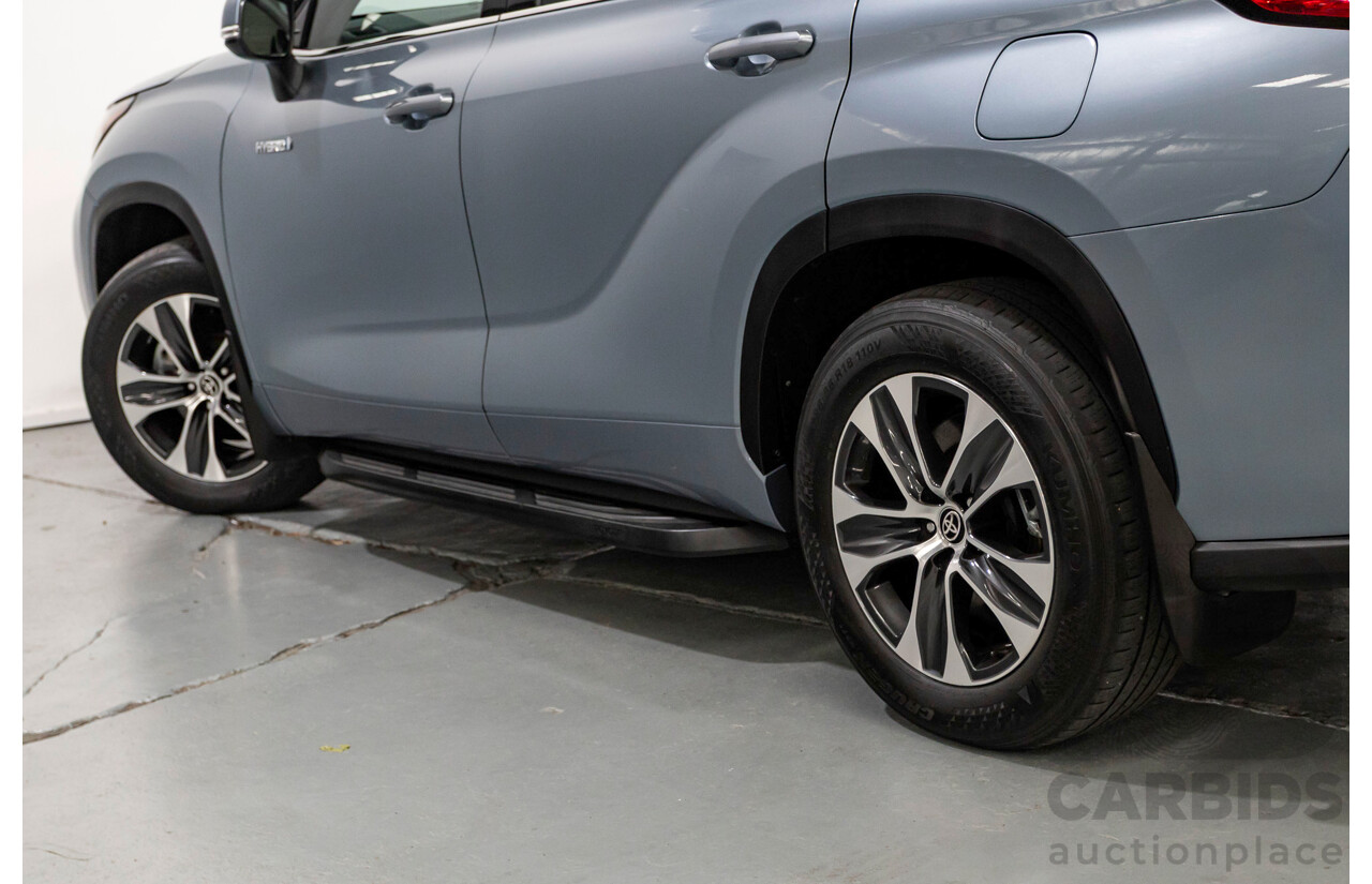 10/2021 Toyota Kluger GXL Hybrid (AWD) AXUH78R 5D Wagon Galena Blue 2.5L - 7 Seats