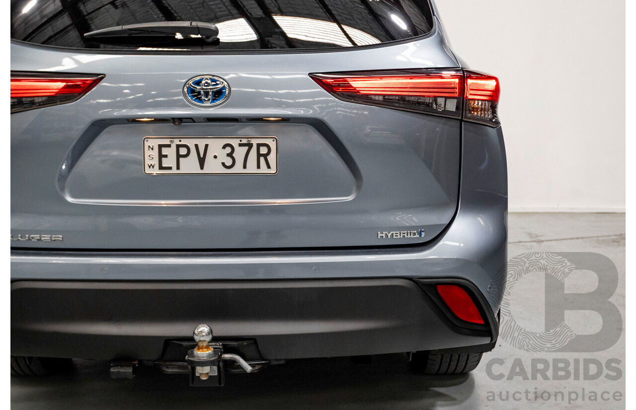 10/2021 Toyota Kluger GXL Hybrid (AWD) AXUH78R 5D Wagon Galena Blue 2.5L - 7 Seats
