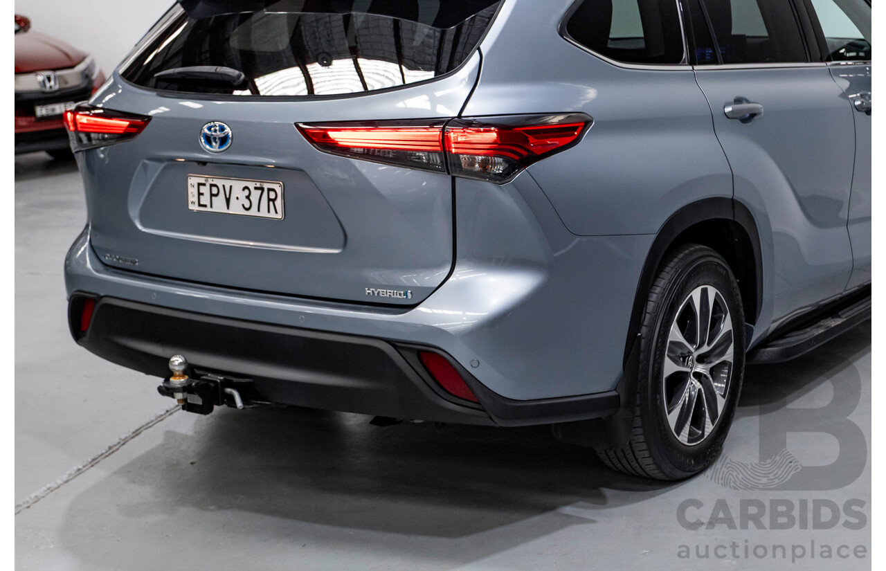 10/2021 Toyota Kluger GXL Hybrid (AWD) AXUH78R 5D Wagon Galena Blue 2.5L - 7 Seats