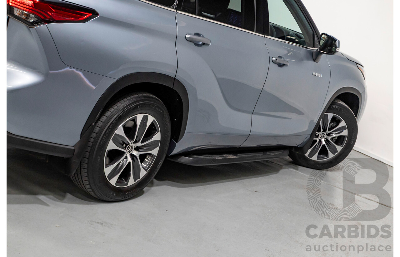 10/2021 Toyota Kluger GXL Hybrid (AWD) AXUH78R 5D Wagon Galena Blue 2.5L - 7 Seats