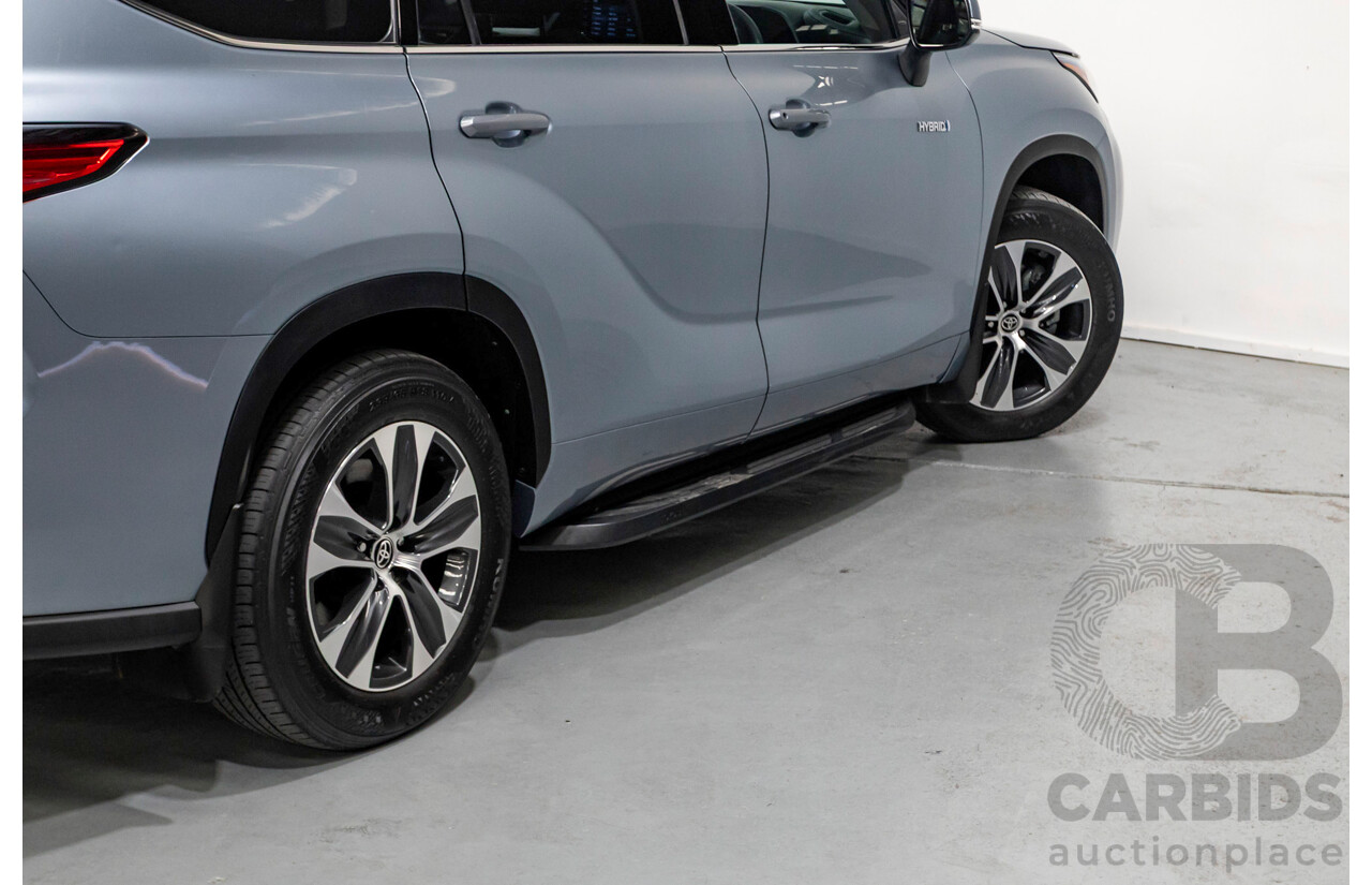 10/2021 Toyota Kluger GXL Hybrid (AWD) AXUH78R 5D Wagon Galena Blue 2.5L - 7 Seats
