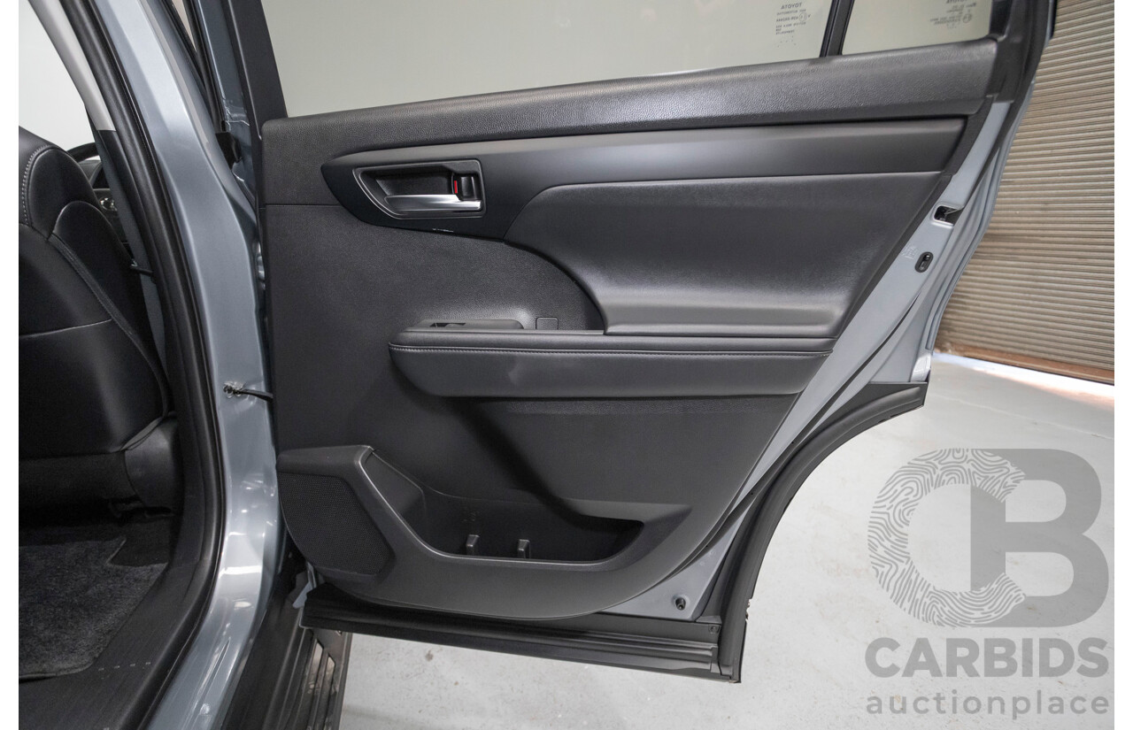 10/2021 Toyota Kluger GXL Hybrid (AWD) AXUH78R 5D Wagon Galena Blue 2.5L - 7 Seats