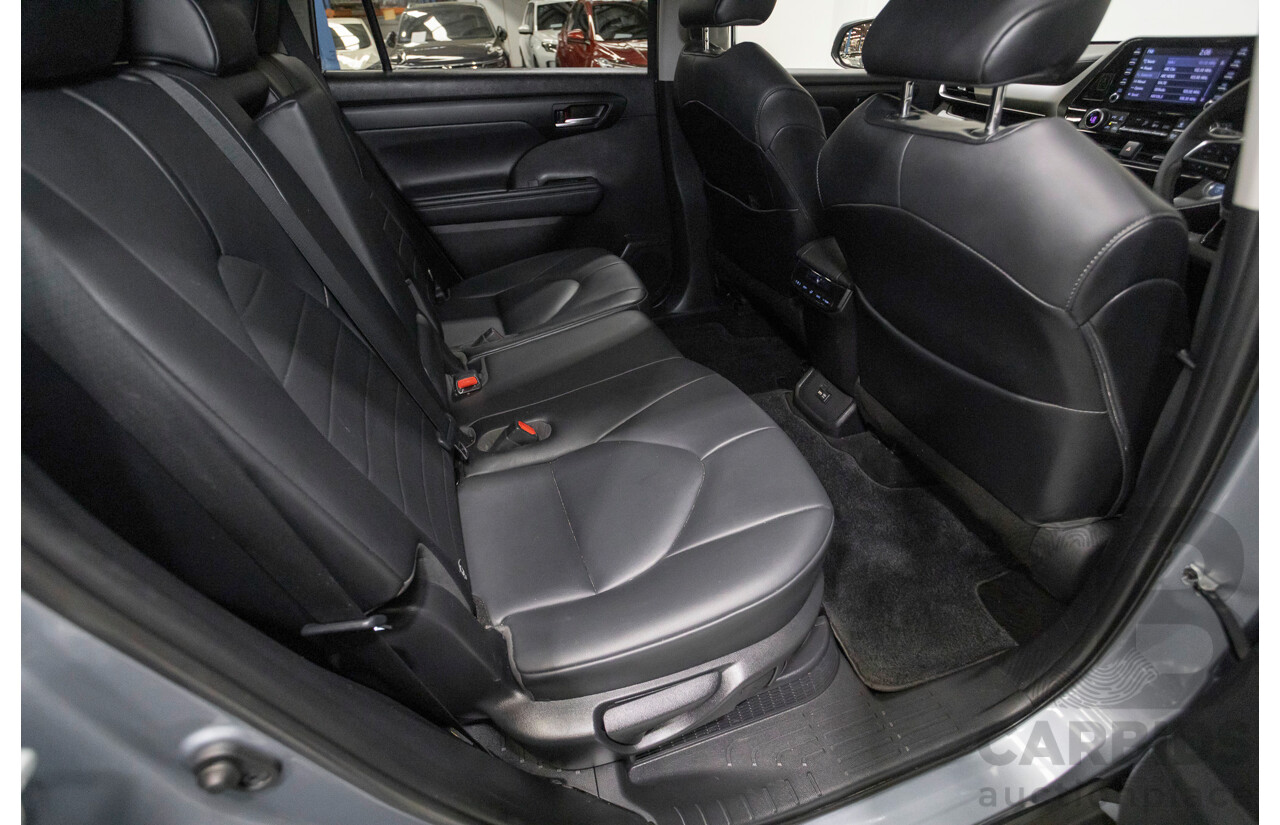 10/2021 Toyota Kluger GXL Hybrid (AWD) AXUH78R 5D Wagon Galena Blue 2.5L - 7 Seats
