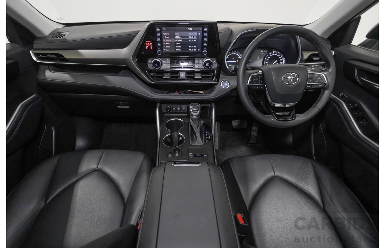 10/2021 Toyota Kluger GXL Hybrid (AWD) AXUH78R 5D Wagon Galena Blue 2.5L - 7 Seats