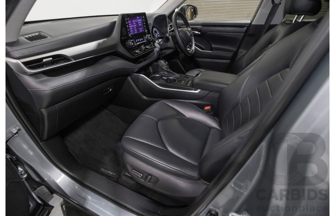 10/2021 Toyota Kluger GXL Hybrid (AWD) AXUH78R 5D Wagon Galena Blue 2.5L - 7 Seats