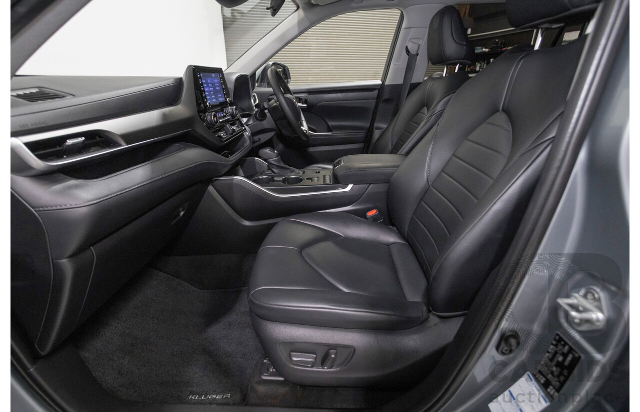 10/2021 Toyota Kluger GXL Hybrid (AWD) AXUH78R 5D Wagon Galena Blue 2.5L - 7 Seats