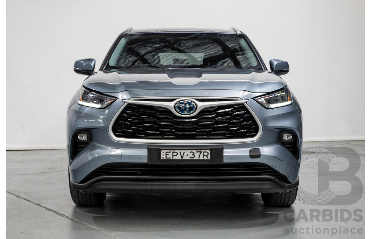 10/2021 Toyota Kluger GXL Hybrid (AWD) AXUH78R 5D Wagon Galena Blue 2.5L - 7 Seats