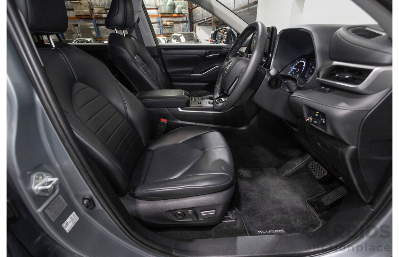 10/2021 Toyota Kluger GXL Hybrid (AWD) AXUH78R 5D Wagon Galena Blue 2.5L - 7 Seats