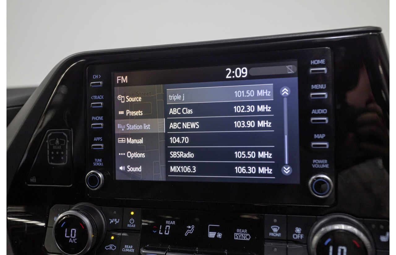 10/2021 Toyota Kluger GXL Hybrid (AWD) AXUH78R 5D Wagon Galena Blue 2.5L - 7 Seats