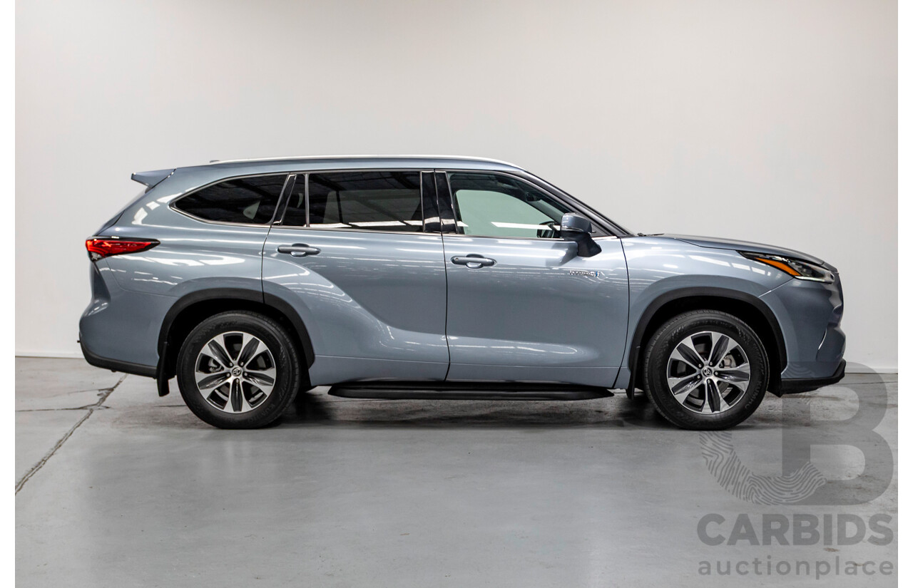 10/2021 Toyota Kluger GXL Hybrid (AWD) AXUH78R 5D Wagon Galena Blue 2.5L - 7 Seats