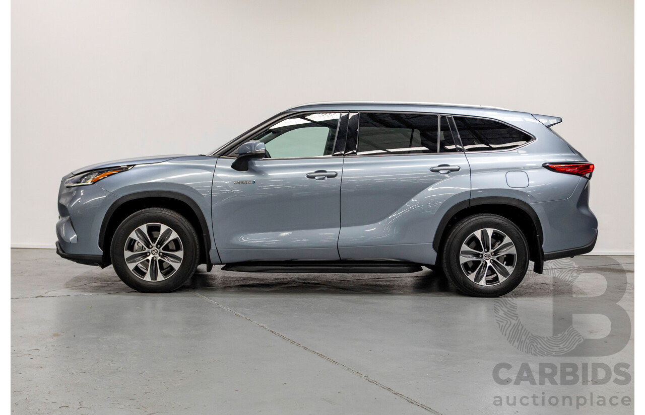 10/2021 Toyota Kluger GXL Hybrid (AWD) AXUH78R 5D Wagon Galena Blue 2.5L - 7 Seats