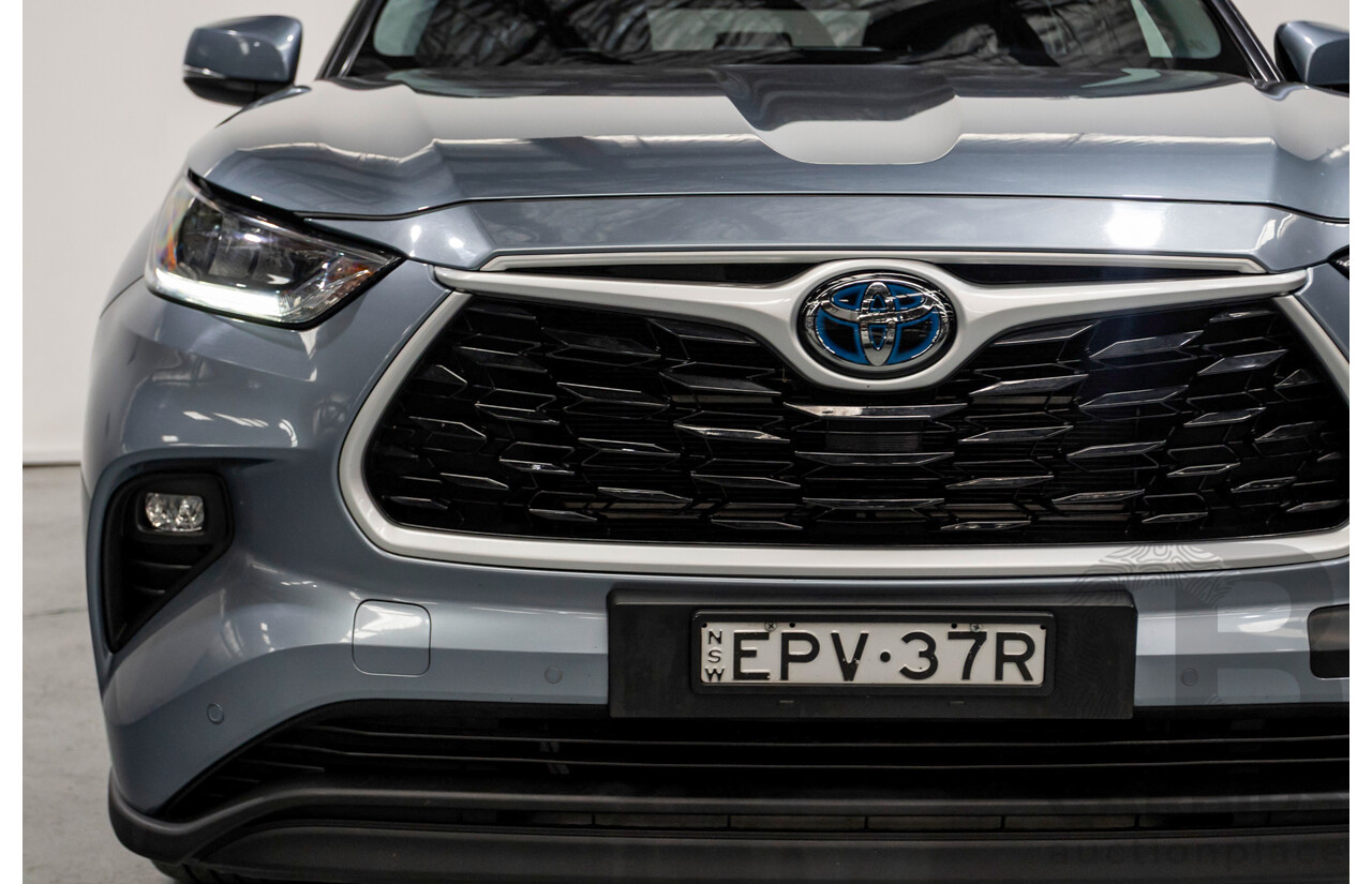 10/2021 Toyota Kluger GXL Hybrid (AWD) AXUH78R 5D Wagon Galena Blue 2.5L - 7 Seats