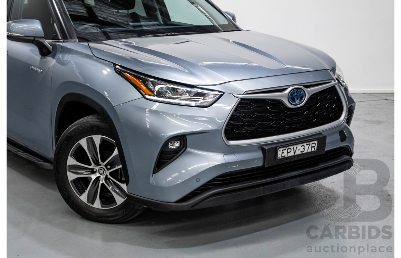 10/2021 Toyota Kluger GXL Hybrid (AWD) AXUH78R 5D Wagon Galena Blue 2.5L - 7 Seats