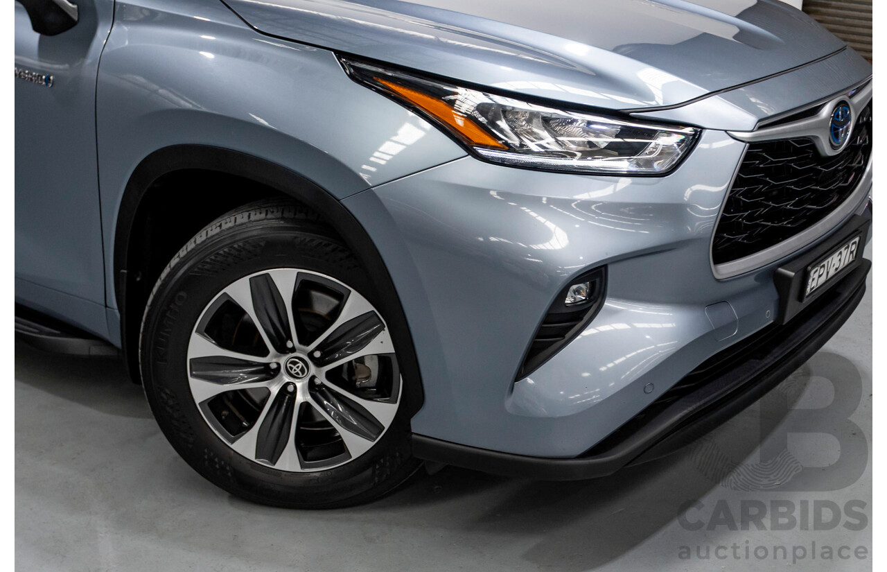 10/2021 Toyota Kluger GXL Hybrid (AWD) AXUH78R 5D Wagon Galena Blue 2.5L - 7 Seats