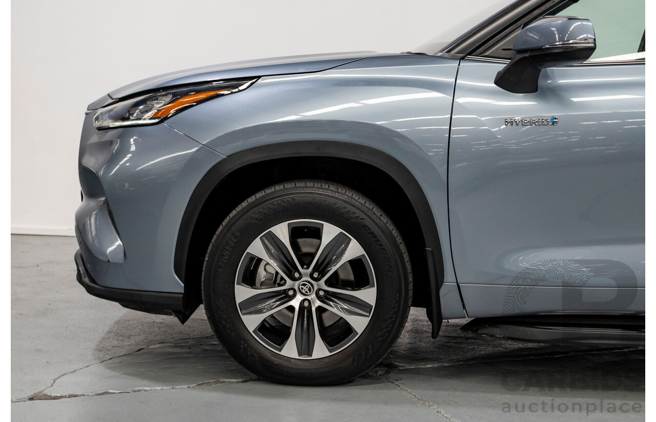 10/2021 Toyota Kluger GXL Hybrid (AWD) AXUH78R 5D Wagon Galena Blue 2.5L - 7 Seats