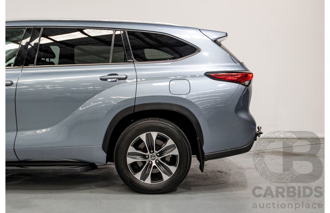 10/2021 Toyota Kluger GXL Hybrid (AWD) AXUH78R 5D Wagon Galena Blue 2.5L - 7 Seats
