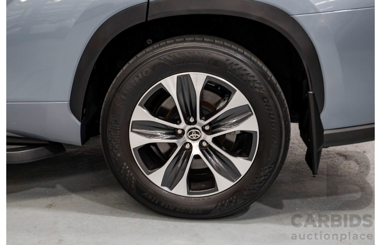 10/2021 Toyota Kluger GXL Hybrid (AWD) AXUH78R 5D Wagon Galena Blue 2.5L - 7 Seats