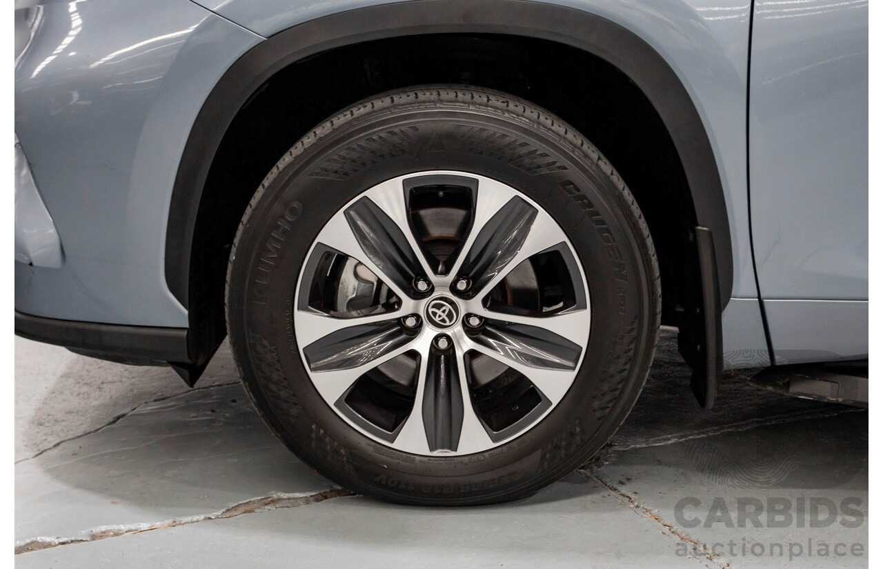 10/2021 Toyota Kluger GXL Hybrid (AWD) AXUH78R 5D Wagon Galena Blue 2.5L - 7 Seats