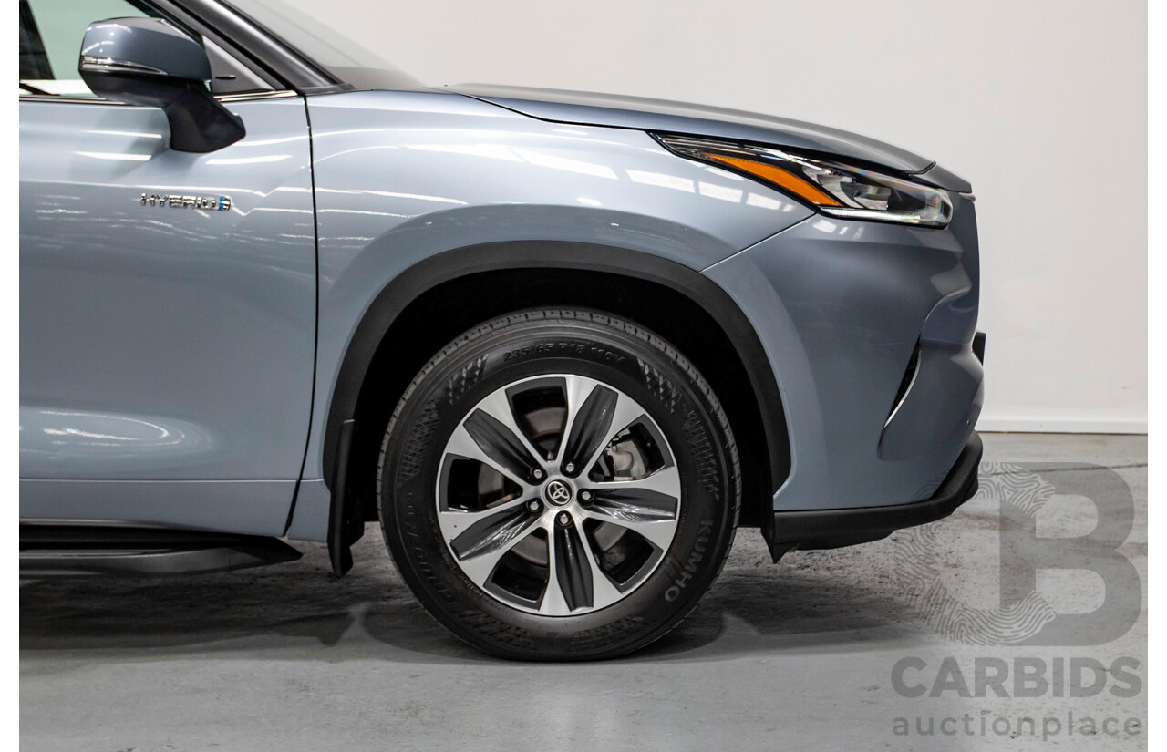 10/2021 Toyota Kluger GXL Hybrid (AWD) AXUH78R 5D Wagon Galena Blue 2.5L - 7 Seats