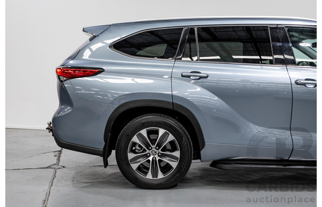 10/2021 Toyota Kluger GXL Hybrid (AWD) AXUH78R 5D Wagon Galena Blue 2.5L - 7 Seats