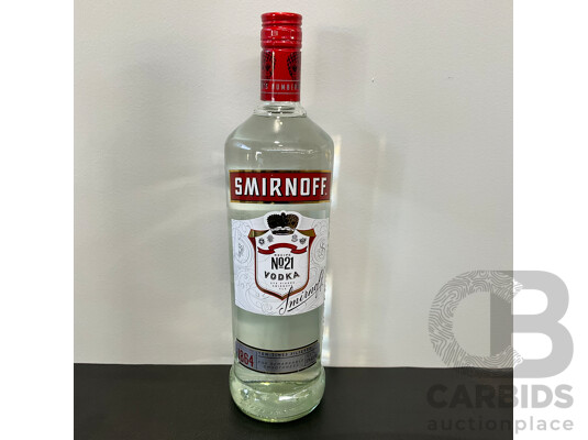SMIRNOFF Vodka 1L - LOT of 3